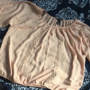Cream Forever 21 blouse
